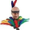 Indian Head Band Blue Green Orange Feather Chief Squaw Western Fancy Dress -Halloween Shop ddec67f2 452c 4455 abe0 90e8bbceebd3 62589.1617797959