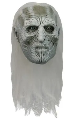 Officially Licenced Game Of Thrones White Walker Full Latex Overhead Mask