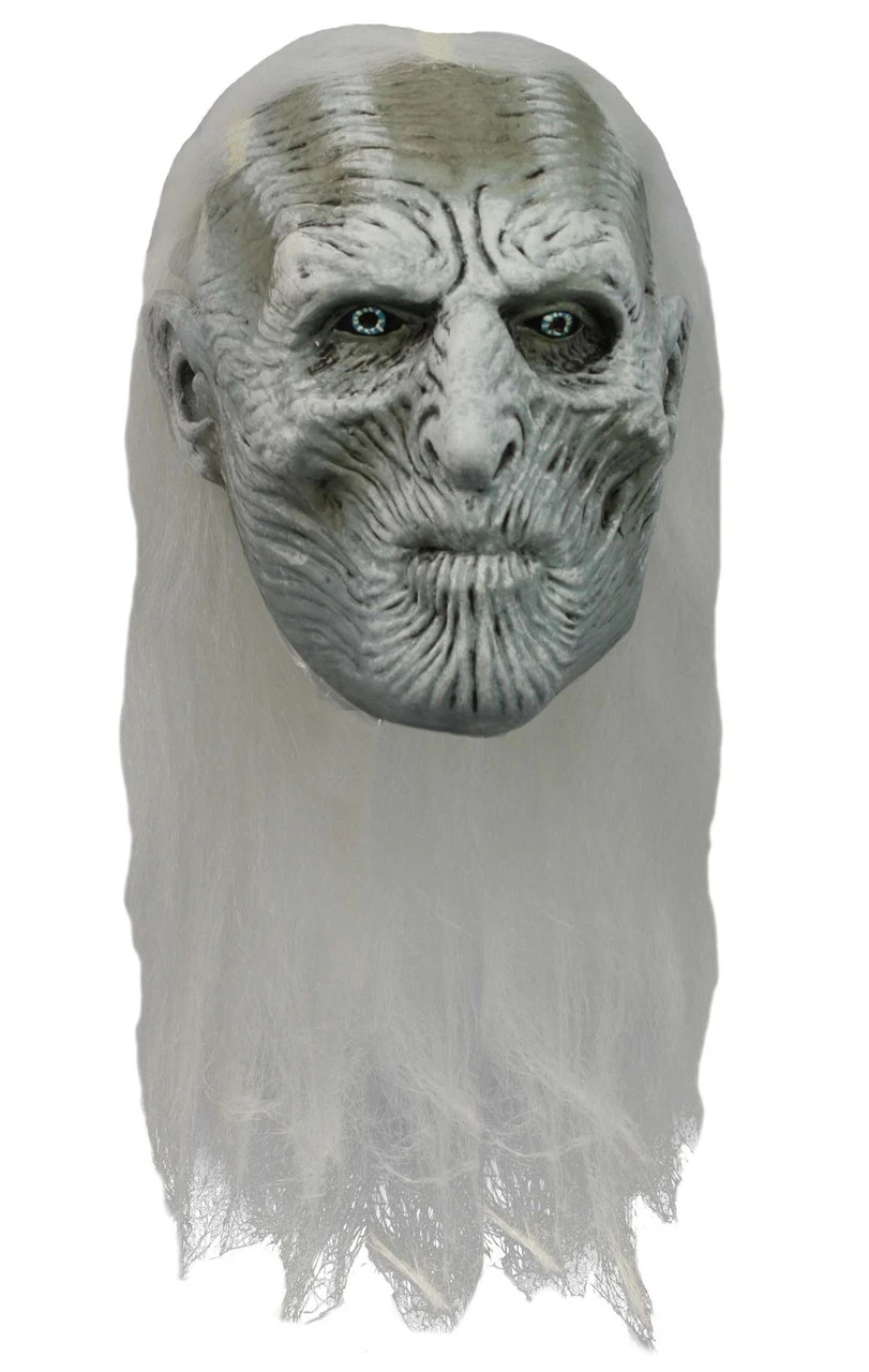 Officially Licenced Game Of Thrones White Walker Full Latex Overhead Mask 3 Officially Licenced Game Of Thrones White Walker Full Latex Overhead Mask