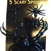5 Scary Spiders Halloween Horror Props Decorations