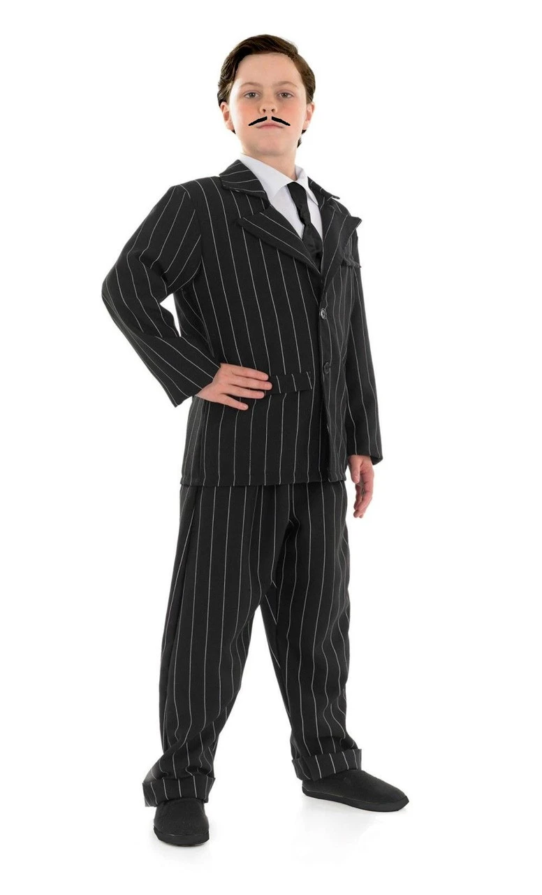 Childs Gomez Addams Family Halloween World Book Day Fancy Dress Costume 3 Childs Gomez Addams Family Halloween World Book Day Fancy Dress Costume