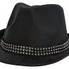 Adults Black Diamante Trilby Hat Jacko Micheal Jackson Billie Jean Pop Star Fancy Dress Costume Accessory [One Size] -Halloween Shop e8509150 2f27 4276 8927 748a1685bd92 17971.1679994052