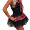 12" Red Tartan Cyber Tutu Skirt & Neck Tie With Black Trim -Halloween Shop e936d357 371e 47da 8479 16fbb1681a06 29507.1425560263