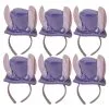 6 X Purple Mini Easter Top Hat Fascinator Headband With Plush Bunny Ears -Halloween Shop ea5b9f46 23e5 494e 9194 a191a66c6573 84702.1553772776