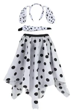 Cruella Deville Dalmation Spot Handkerchief Skirt Childs -Halloween Shop ef39b2fe 7867 4a6f 825e bbca5f2016bb 45166.1605699717