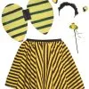 Ladies 15" Black & Yellow Bumble Bee Skater Skirt Wasp Fancy Dress Animal Set -Halloween Shop f1c3fe1a f00a 4960 965d 418be54f9419 74420.1648806162