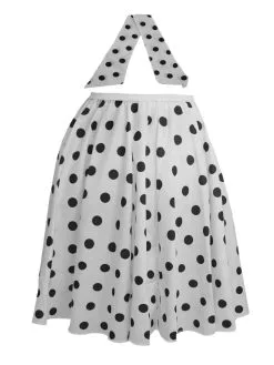 Adults 22" Polka Dot Spot Rockerbilly Rock N Roll Skirt & Neck Scarf 1950s Fancy Dress -Halloween Shop f1db8e5d 45e6 4293 8550 732a59b74c98 36386.1653056842