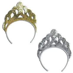 Gold Or Silver Tiara Sequin Fancy Dress Princess Mermaid Plastic Crown -Halloween Shop fac15b97 770e 4546 a197 6f5958889bef 10533.1608125865