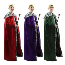 Deluxe Kings Robes Cloak Nativity 3 Wise Men Medieval Cape & Crown Royal Fancy Dress 17 Deluxe Kings Robes Cloak Nativity 3 Wise Men Medieval Cape & Crown Royal Fancy Dress -Halloween Shop fc7a7880 0e75 4342 9126 51ee19edc230 87127.1680532129