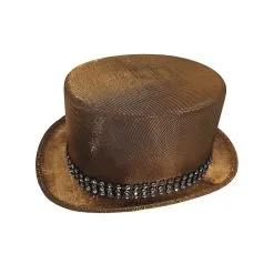 Adults Diamante Willy Wonka Chocolate Factory Boss Top Hat & Cravat Fancy Dress Costume Accessory [One Size] -Halloween Shop feb307f0 3d1a 4272 831d 6bd36e33437a 00837.1681290053
