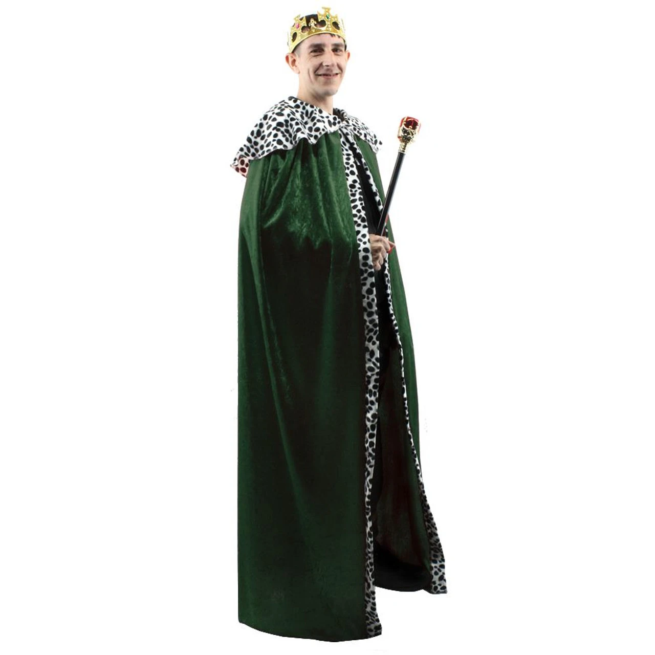 Deluxe Kings Robes Cloak Nativity 3 Wise Men Medieval Cape & Crown Royal Fancy Dress 5 Deluxe Kings Robes Cloak Nativity 3 Wise Men Medieval Cape & Crown Royal Fancy Dress - Image 3